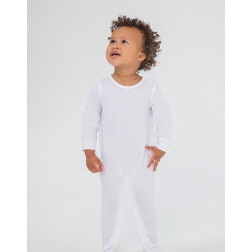 ORGANIC SLEEPSUIT White 3-6M