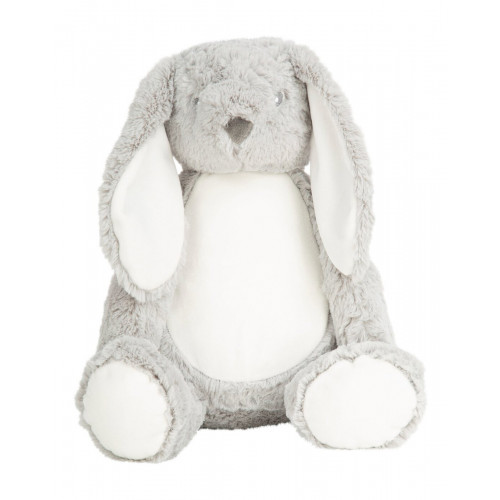 GIANT ZIPPIE BUNNY GREY  XL