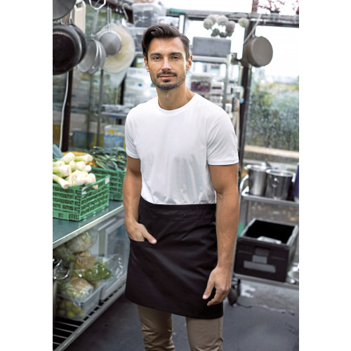 Neutral Cafe Apron Black 110 x 50 cm