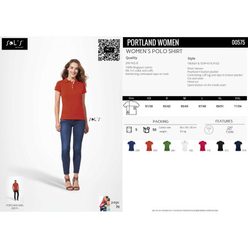 PORTLAND WOMEN BLACK XL