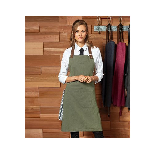 ANNEX OXFORD BIB APRON Black One Size