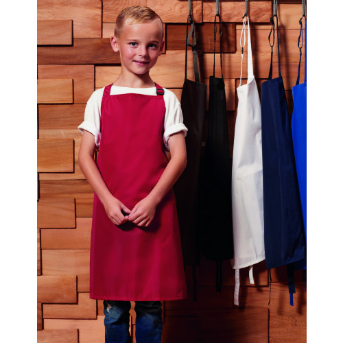 CHILDRENS WATERPROOF APRON Black 7-10Y