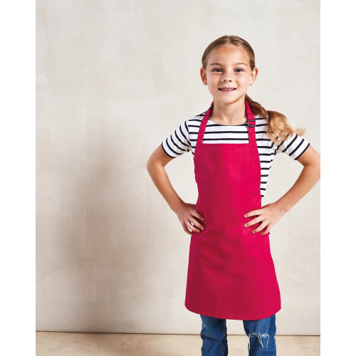 Kids Bib Apron 3-6 Black