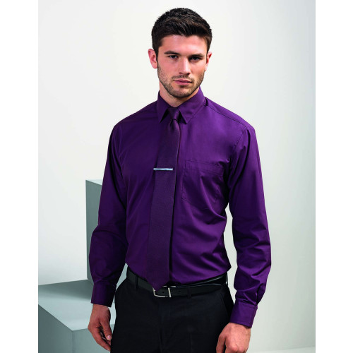 PR200 Premier Poplin Long Sleeve Shirt