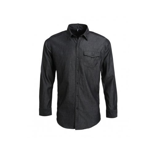 PR222 CL Premier Jeans Stitch Denim Shirt CLEARANCE
