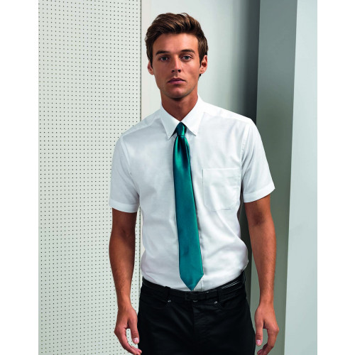 PR236 Premier Signature Short Sleeve Oxford Shirt