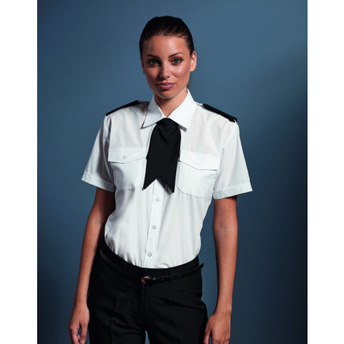 PR312 Premier Ladies Short Sleeve Pilot Shirt