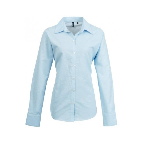 PR334 CL Premier Ladies Signature Long Sleeve Oxford Shirt        CLEARANCE