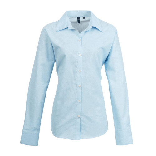 PR334 CL Premier Ladies Signature Long Sleeve Oxford Shirt CLEARANCE