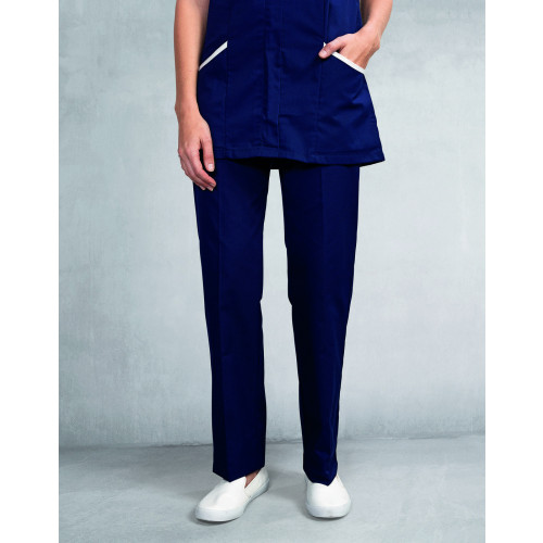 Ladies Poppy Healthcare Trousers 12 Navy