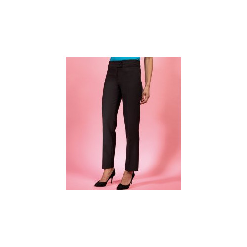 Ladies Iris Straight Leg Trousers 8/R Black