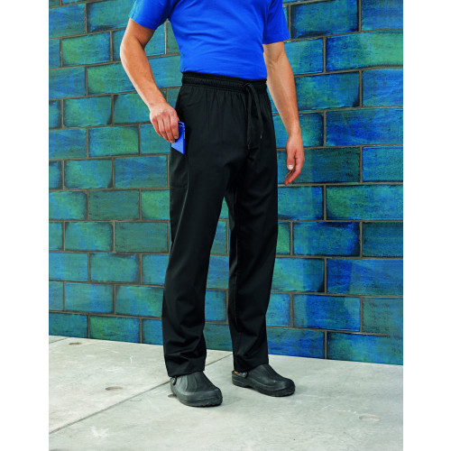 Select Slim Leg Chef's Trousers XS Black