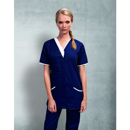 Ladies Daisy Healthcare Tunic 20 Navy/White