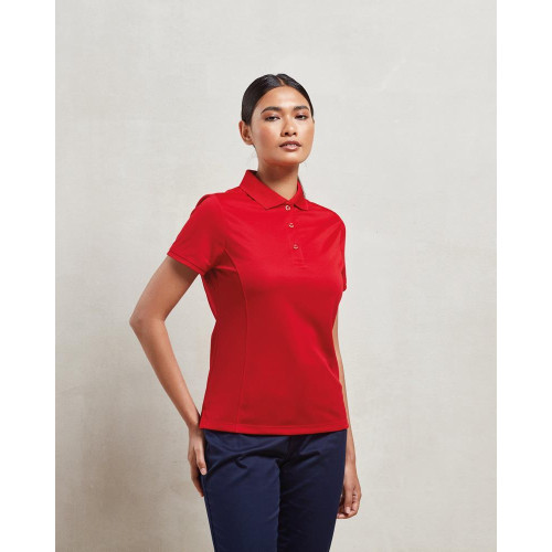 PR616 Premier Ladies Coolchecker Pique Polo