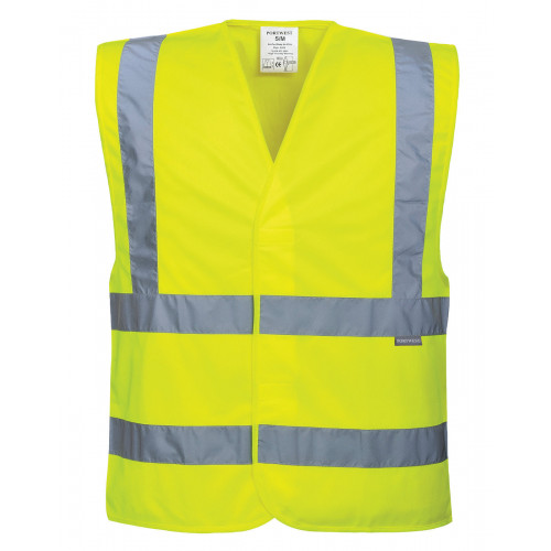 HI-VIS TWO BAND AND BRACE VEST Yellow 2XL/3XL