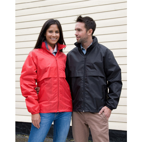 Lightweight Lined Waterproof Jacket XS Black