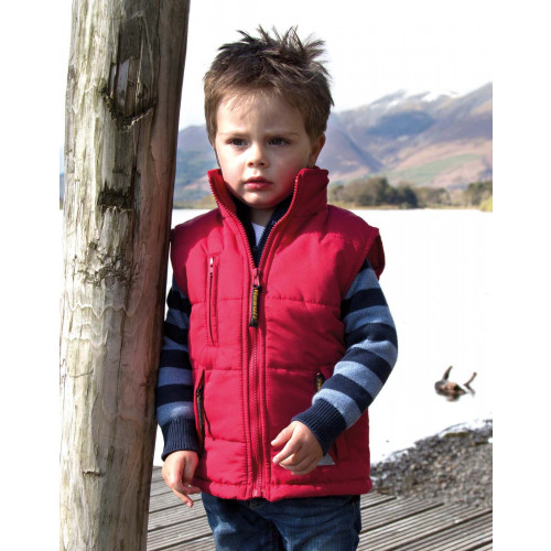 Kids Ultra Padded Bodywarmer 2-3 Navy