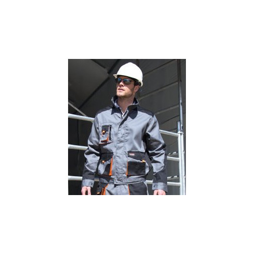 Result Work-Guard Lite Unisex Jacket XS Grey/Black
