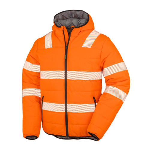 R500 CL Result RECYCLED RIPSTOP PADDED SAFTEY JACKET CLEARANCE