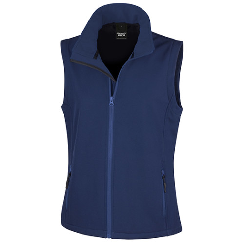 RS232F CL Result Core Ladies Printable Soft Shell Bodywarmer        CLEARANCE
