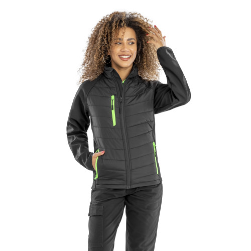 R237X CL Recycled Compass Padded Softshell CLEARANCE