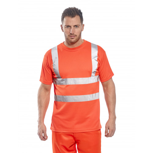 Portwest Hi-Vis T-Shirt RIS Orange 4XL