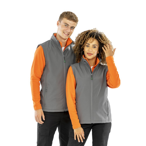 RS902FÂ Result RECYCLED LADIES 2 LAYER PRINTABLE SOFTSHELL BODYWARMER