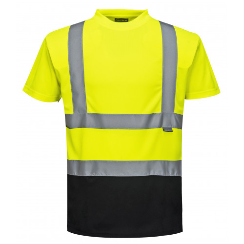 Portwest Hi-Vis 2-Tone T-Shirt Orange/Grey L