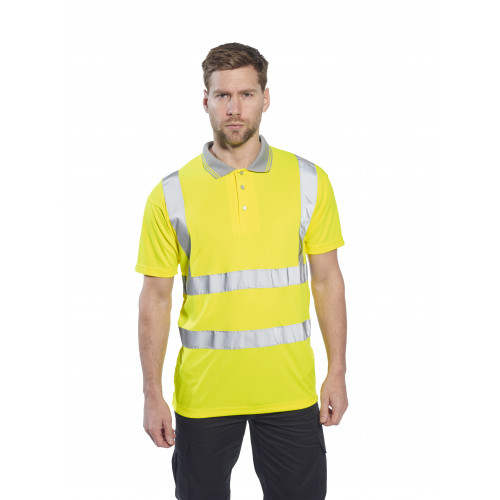 Portwest Hi-Vis S/S Polo Shirt Red L