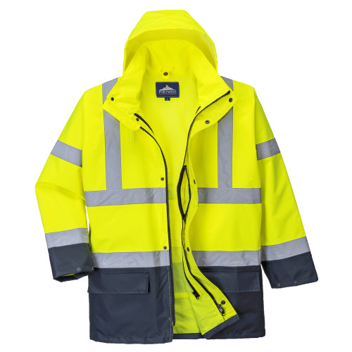 S766 - Portwest Hi-Vis 5-in-1 Contrast Essential Jacket