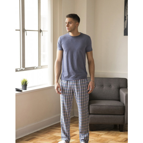 MENS TARTAN LOUNGE PANTS WHITE/MULTI CHECK M