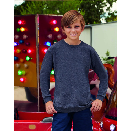61007 Fruit of the Loom Kids Longsleeve Tee