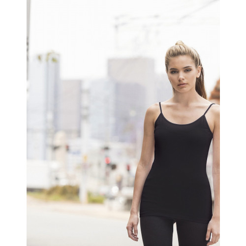 FEEL GOOD SPAGHETTI VEST BLACK M