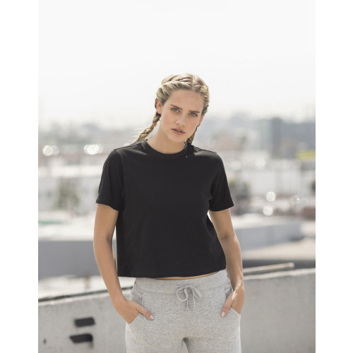 ST237 LADIES CROPPED BOXY TÂ  Â  SF Clothing