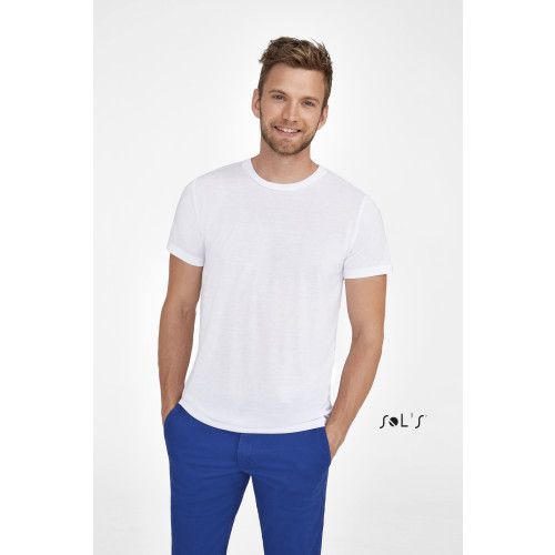 11775 SOL's UNISEX ROUND COLLAR T-SHIRT FOR SUBLIMATION