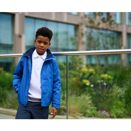 Kids Dover Fleece Lined Jacket    Royal/Navy 3-4