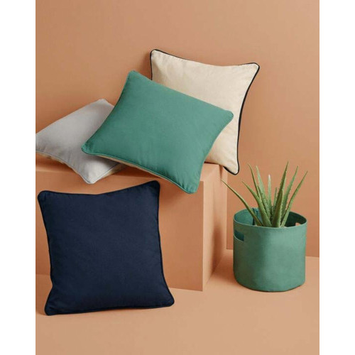 W355 Fairtrade Cotton Piped Cushion Cover
