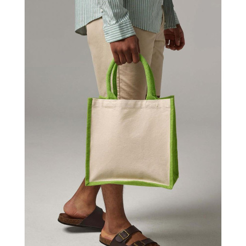 W421 Westford PRINTERS MIDI JUTE TOTE