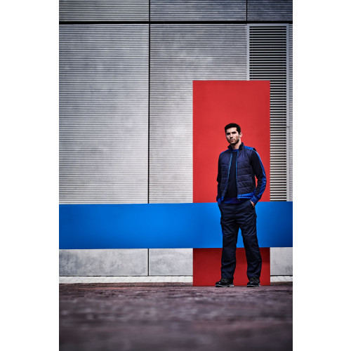 Cntrast Insltd Bodywarmer Seal Grey/Bl M