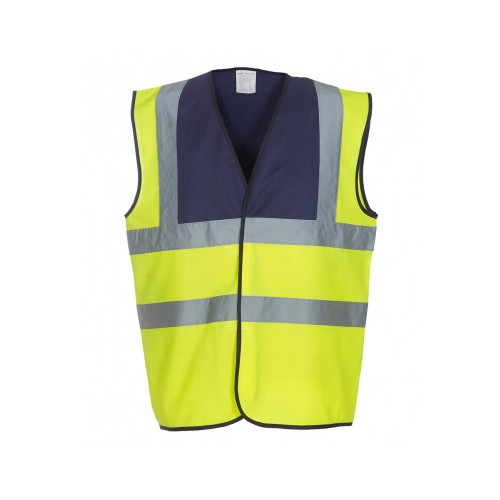 YK001 CL Yoko Hi-Vis Two Band & Braces Waistcoat        CLEARANCE