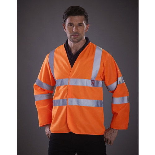 YK005 CL Yoko HI VIS FLAME RETARDANT WAISTCOAT CLASS 3        CLEARANCE