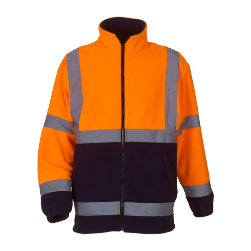 YK042 CL Yoko Hi-Vis Heavyweight Fleece Jacket CLEARANCE