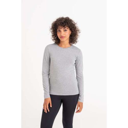 JT002F 7Day Price Option JT002F LONG SLEEVE GIRLIE TRI-BLEND T