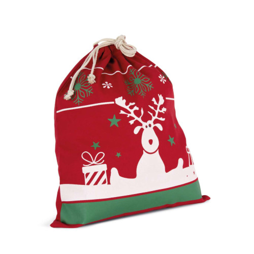 KI0735 Kimood DRAWSTRING BAG WITH CHRISTMAS PATTERNS