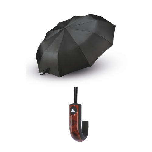 KI2013 Kimood CLASSIC J HANDLE FOLDABLE UMBRELLA