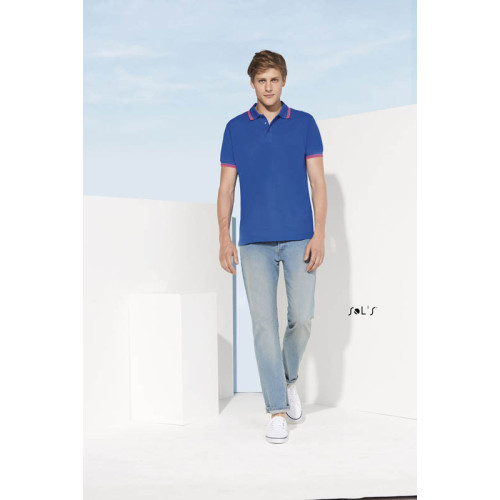PASADENA MEN FRENCH NAVY/NEON ORANGE XXL