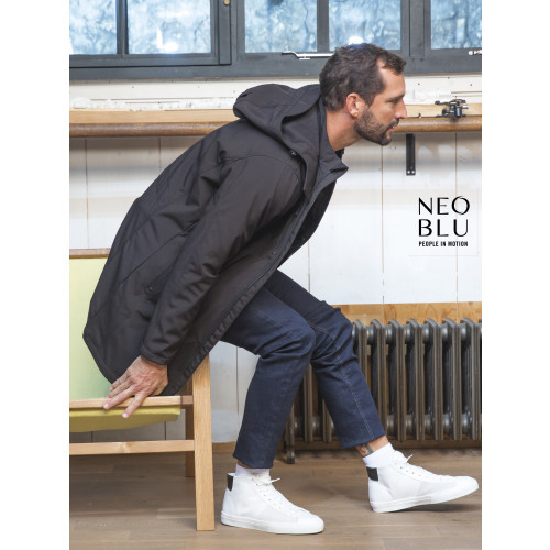 Neo Blu ACHILLE MEN PARKA DEEP BLACK 3XL