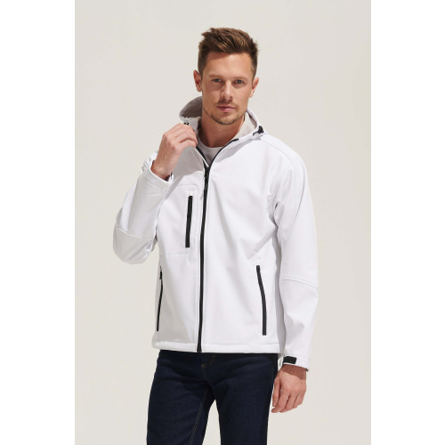46602 SOLS REPLAY MEN HOODED SOFTSHELL