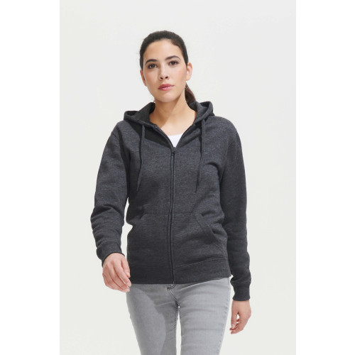 47900 SEVEN WOMEN SWEAT JACKET LINED HOOD 280g