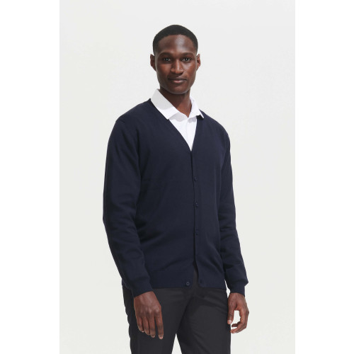 90011 SOL'S GOLDEN MEN V-NECK KNITTED CARDIGANÂ 345 g/pc